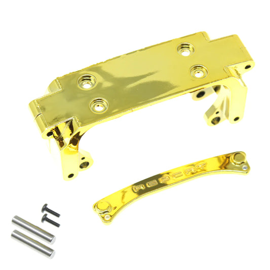 Redcat Front Suspension Mount, Pin Brace w/ Pins (Gold) (Plastic) (1set) (RER25838)