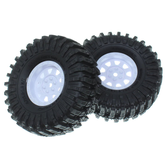 Redcat Pre-Mounted MT-9 Mud Terrain 1.9 Crawler Tires (1pr) (RER22343) Redcat