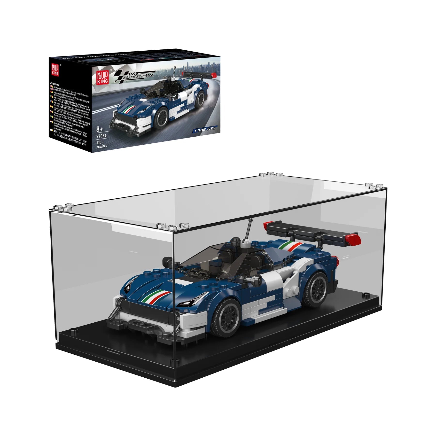 Mould King 27086 F488 GT3 Supercar Model Building Set | 410 Pcs IMEX