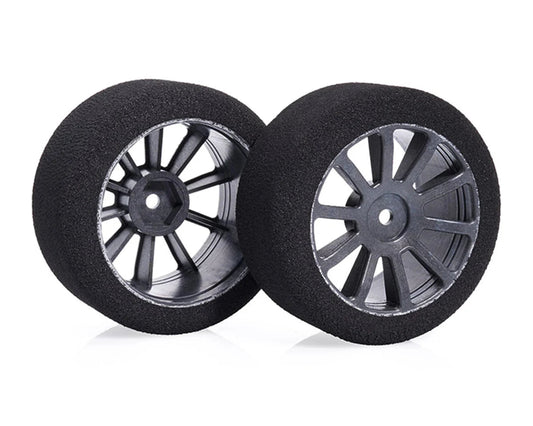 Matrix 30mm 1/10 Foam Rear Tires (Air Carbon Rim) (2) (12mm Hex) (30 Shore) Amain Hobbies
