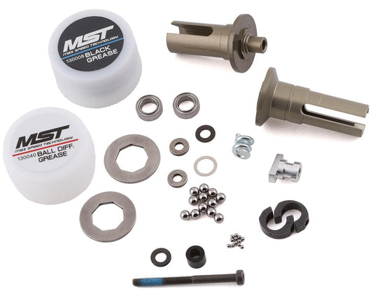 MST RMX 2.0 alum. spur gear ball diff. set (MXS-210644)