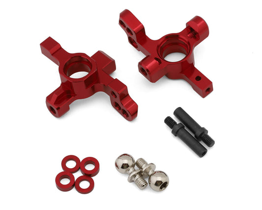 MST Aluminum ATK V3 Front Wheel Hub Uprights (Red) (2) Amain Hobbies