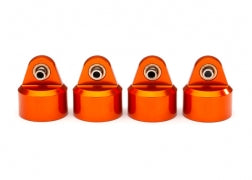 Traxxas Shock caps, aluminum (orange-anodized), GT-Maxx® shocks (4) (8964T)