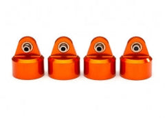 Traxxas Shock caps, aluminum (orange-anodized), GT-Maxx® shocks (4) (8964T) TRAXXAS