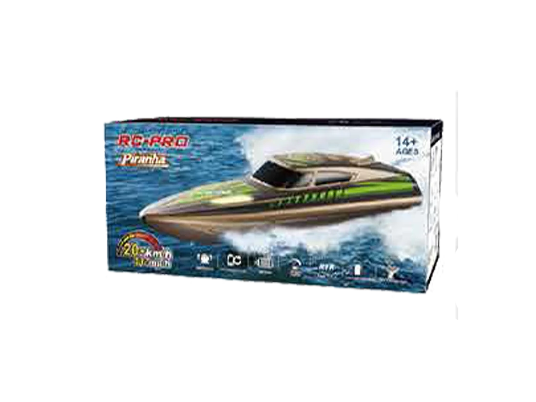 RC-Pro PIRANHA 10" R/C Brushed Boat RTR 2 Friendly Hobbies