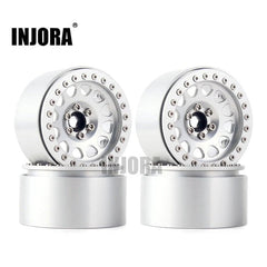 INJORA 2.2" Aluminum Beadlock Wheels for 1/10 RC Crawlers INJORA