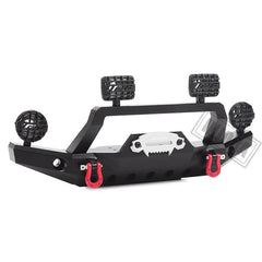 INJORA Metal Front Bumper with LED Light for Traxxas TRX-4 Sport INJORA