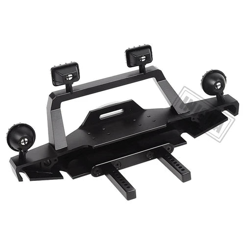 INJORA Metal Front Bumper with LED Light for Traxxas TRX-4 Sport INJORA