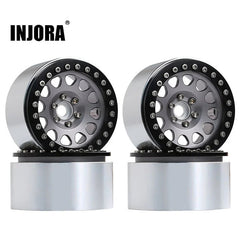 INJORA 2.2" Aluminum Beadlock Wheels for 1/10 RC Crawlers INJORA