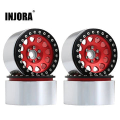 INJORA 2.2" Aluminum Beadlock Wheels for 1/10 RC Crawlers INJORA
