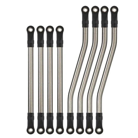 INJORA 8pcs/set Steel Link Plastic Rod End for Axial 1/10 Capra 1.9 4WD UTB AXI03004 INJORA