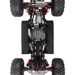 INJORA Aluminum Brass Axle Mount Set Suspension Links Stand for TRX-4 TRX-6 INJORA