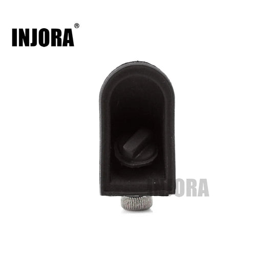 INJORA TRX4 Soft Plastic Black Fuel Tank Cap Cover for RC Crawler T4 Traxxas TRX-4 Upgrade Part INJORA