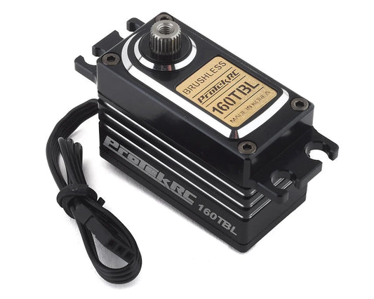 ProTek RC: 160TBL "Black Label" Low Profile High Torque Brushless Servo (High Voltage/Metal Case) (PTK-160TBL)