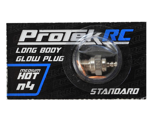ProTek RC N4 Medium Hot Standard Glow Plug (.12, .15 to .28 Engines) (PTK-2554) Amain Hobbies