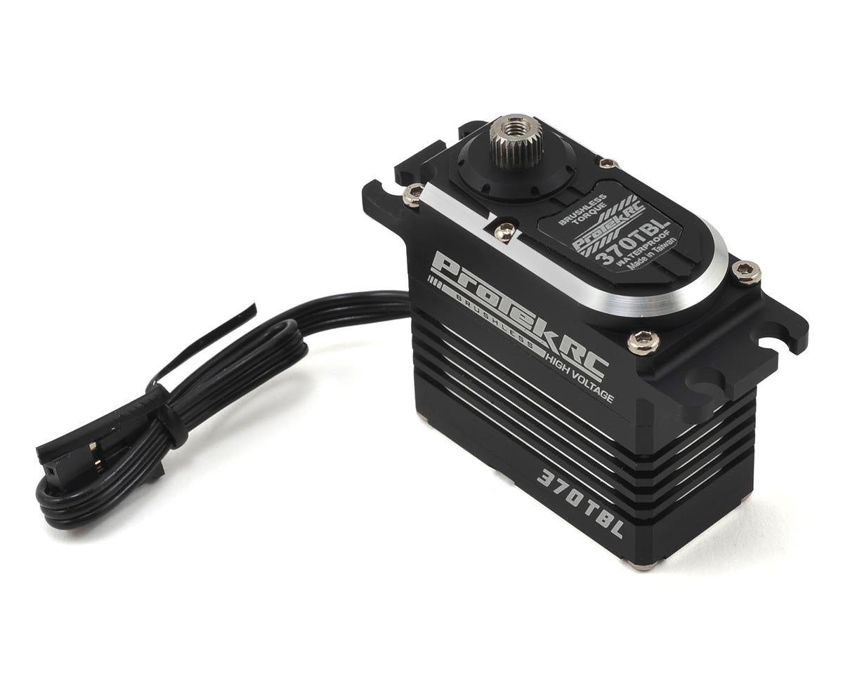 ProTek RC 370TBL "Black Label" Waterproof High Torque Brushless Crawler Servo (High Voltage/Metal Case) (Digital) Amain Hobbies
