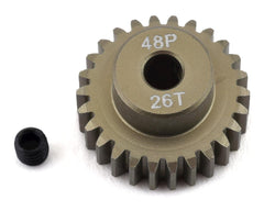 ProTek RC 48P Lightweight Hard Anodized Aluminum Pinion Gear (3.17mm Bore) (26T) (PTK-8613) Amain Hobbies
