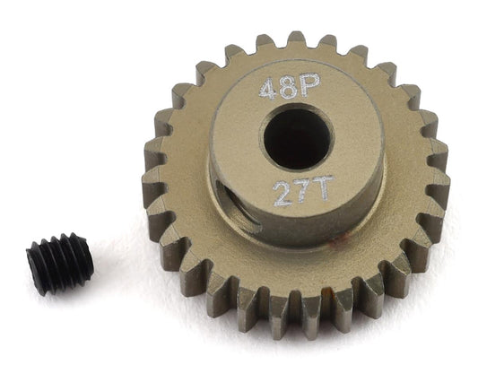 ProTek RC 48P Lightweight Hard Anodized Aluminum Pinion Gear (3.17mm Bore) (27T) Amain Hobbies