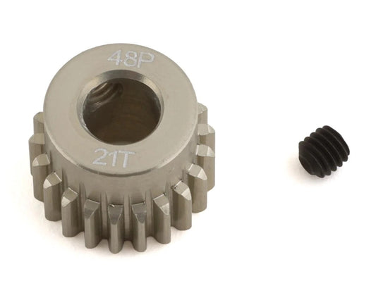 ProTek RC 48P Lightweight Hard Anodized Aluminum Pinion Gear (5.0mm Bore) (21T) (PTK-8641)