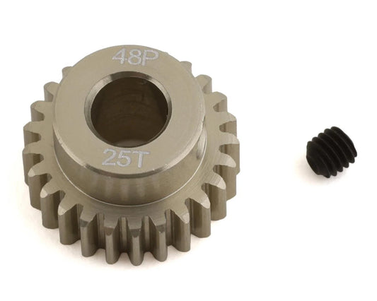 ProTek: RC 48P Lightweight Hard Anodized Aluminum Pinion Gear (5.0mm Bore) (25T) (PTK-8645) Amain Hobbies