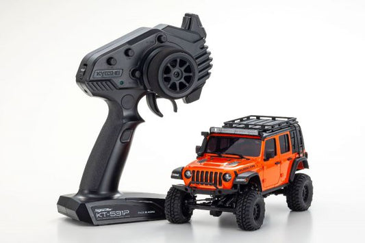 Kyosho MINI-Z 4×4 Series Readyset JeepⓇ Wrangler Unlimited Rubicon with Accessory parts (KYO32528)