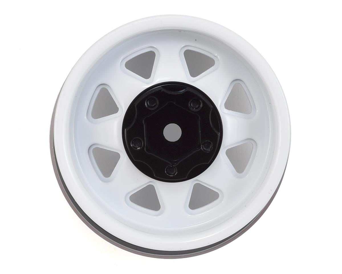 RC4WD 5 Lug Deep Dish Wagon 1.9" Steel Stamped Beadlock Wheels (White) Friendly Hobbies