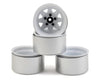 RC4WD 5 Lug Deep Dish Wagon 1.9" Steel Stamped Beadlock Wheels (White) Friendly Hobbies