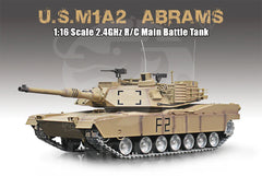 RC-PRO 1:16 U.S.A M1A2 Abrams RC Tank - PRO VERSION Main Battle Tank (3918-PRO)