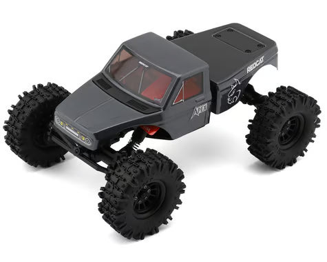 Redcat Ascent-18 Apex 1/18 4WD RTR Brushless Rock Crawler (Dark Metallic Gray) w/2.4GHz Radio, Battery & Charger Amain Hobbies