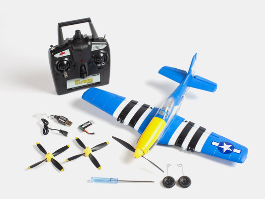 RAGE RC P-51D Obsession Micro RTF Airplane with PASS (Pilot Assist Stability Software) System (RGRA1300V2)