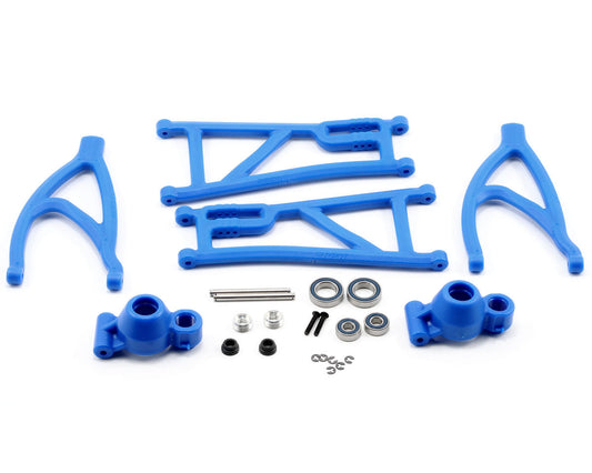 RPM True-Track Rear A-Arm Conversion Kit for Traxxas Revo (Blue) RPM