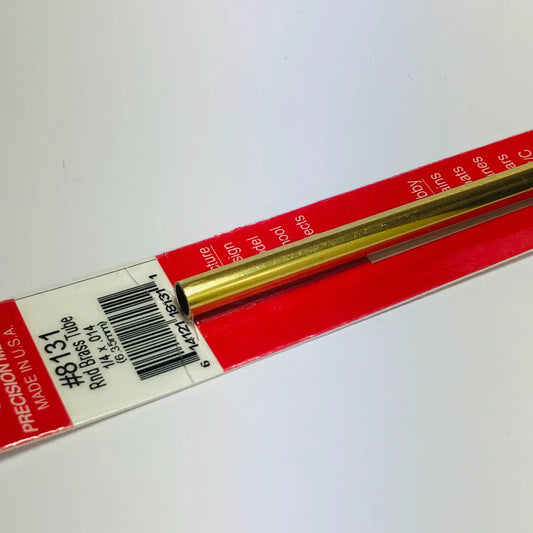 Round Brass Tube 1/4" OD x 12"(8131)
