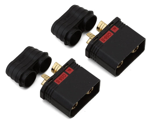 QS8 Anti-Spark Connectors (Black) (2 Male)