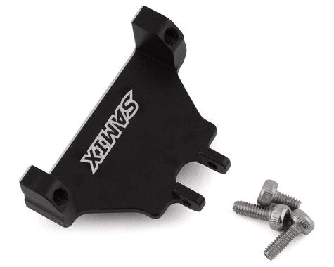 Samix: SCX24 Brass Servo Mount (Black) (EcoPower/Emax) (7g)