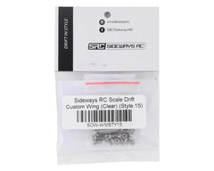 Sideways RC: Scale Drift Custom Wing Mount (Clear) (Style 15) (SDW-WMSTY15)