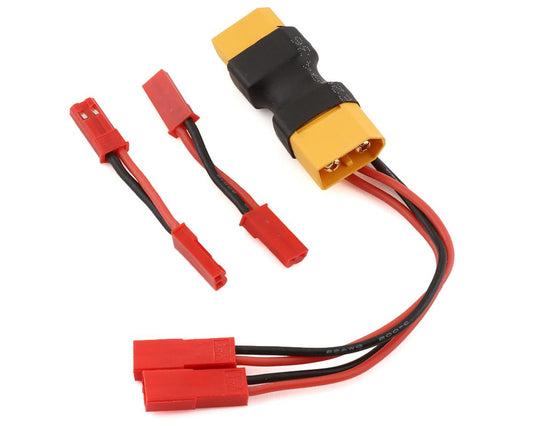 Reefs RC XT60 Dual JST Pass Through w/2 Male-Male JST Adaptors (SEHREEFS121)