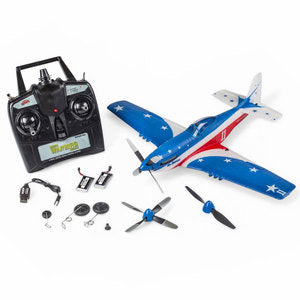 RageRC P-51D Miss America Micro RTF Airplane with PASS HRP