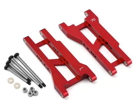 ST Racing Concepts Aluminum Heavy Duty Rear Suspension Arms for Traxxas Slash w/Locknut Hinge Pins (2) (Red) Amain Hobbies