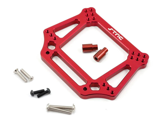 ST Racing Concepts: 6mm Heavy Duty Front Shock Tower for Traxxas Stampede/Rustler/Slash/Bandit (Red)