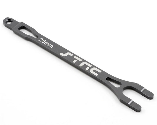 ST Racing Concepts: Aluminum Battery Strap (Gun Metal)