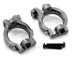 ST Racing Concepts: Front Caster Block Set (Gun Metal) (2) Amain Hobbies