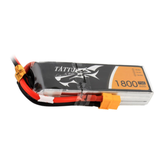 Tattu 1800mAh 75C 3S1P Lipo Battery Pack with XT60 Plug