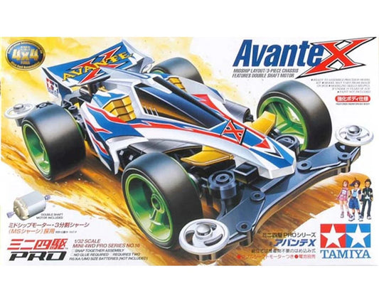 Tamiya 1/32 JR Avante X MS Chassis Mini 4WD Kit (TAM18616)