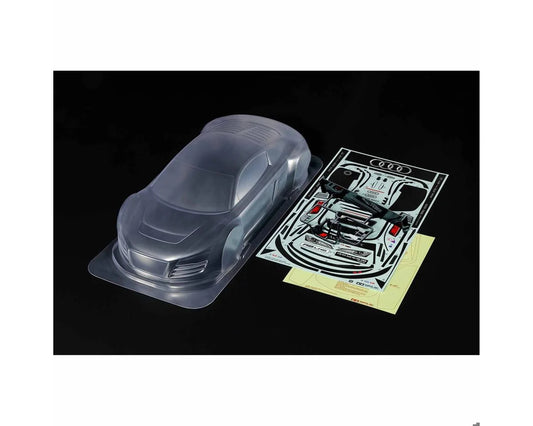 Tamiya TT-02 1/10 2008 Audi R8 LMS Touring Car Body Set (Clear) (TAM51754)