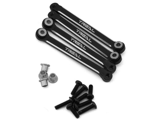 Treal Hobby FCX24 Aluminum Upper Links Set (Black)