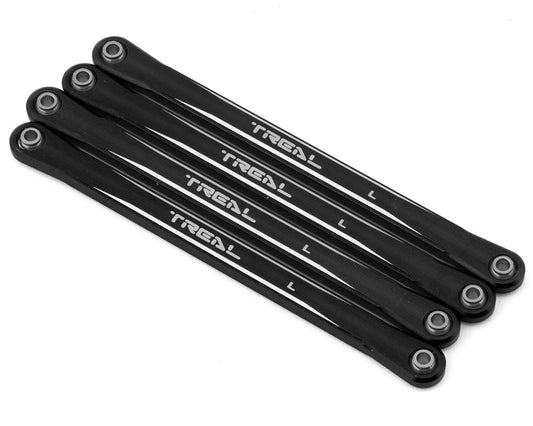 Treal Hobby Losi Mini LMT Aluminum Lower Suspension Links (Black) (4) (TLHTLMT18-42) Amain Hobbies