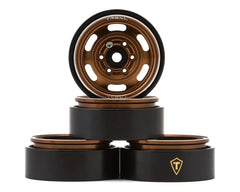 Treal Hobby Type E 1.0" 6-Slot Beadlock Wheels (Multiple Colors) (4) (21.9g)