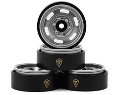 Treal Hobby Type E 1.0" 6-Slot Beadlock Wheels (Multiple Colors) (4) (21.9g)
