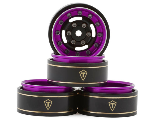 Treal Hobby: Type F 1.0" Deep Dish Beadlock Wheels (4) (27g)