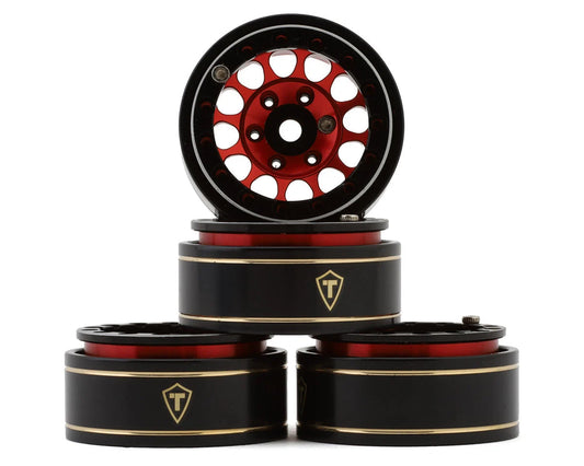 Treal Hobby Type I 1.0" Classic 12-Spoke Beadlock Wheels (Multiple Colors) (4) (27.2g)